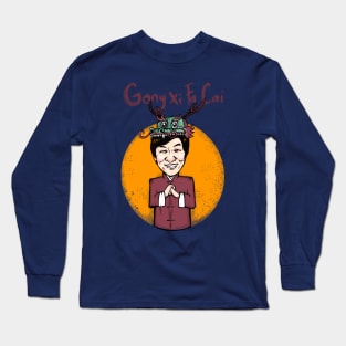 Jackie chines new year Long Sleeve T-Shirt